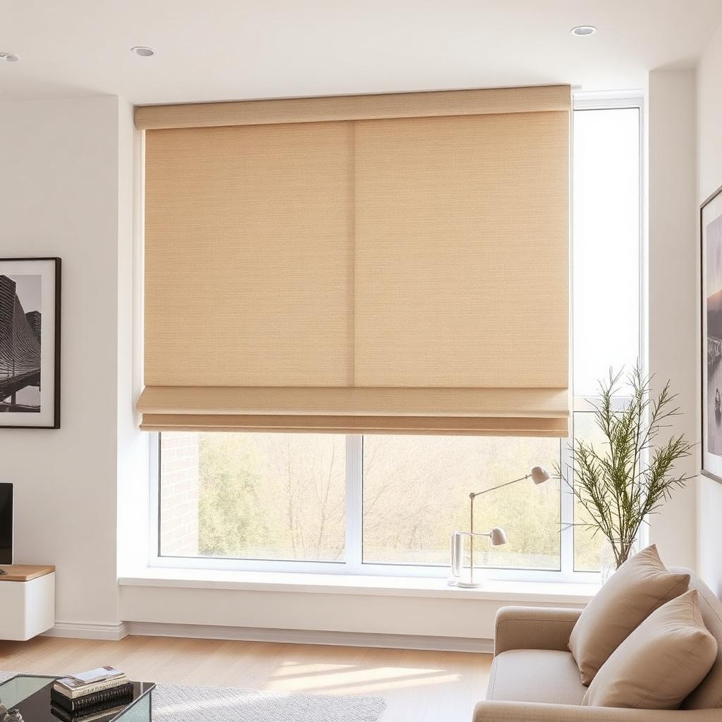 Roller blinds installed in a Brisbane home by AA Blinds & Awnings